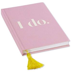 Kate Spade New York Women's Pink Bridal Journal, 8.25" x 5.25" Bound Notebook with 200 Lined Pages, I Do