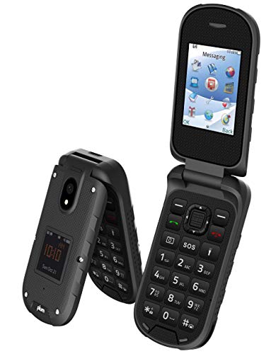 Plum Ram 8 - Rugged Flip Phone Unlocked Water Shock Proof - NOT for USE in The USA