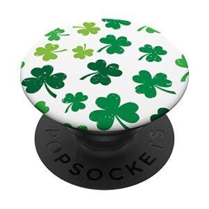 shamrock st pattys day gifts popsockets popgrip: swappable grip for phones & tablets