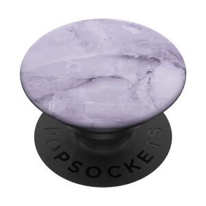 light purple swirls of lavender violet white popsockets popgrip: swappable grip for phones & tablets popsockets standard popgrip
