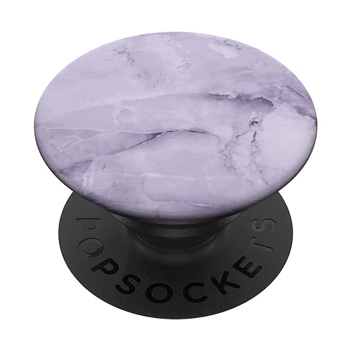 Light Purple Swirls of lavender Violet White PopSockets PopGrip: Swappable Grip for Phones & Tablets PopSockets Standard PopGrip