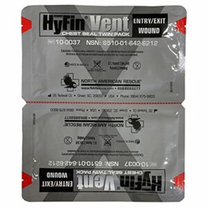 north american rescue hyfin vent chest seal, 2 count (5)