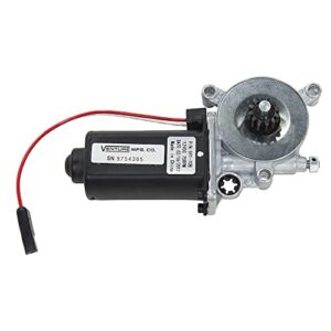 solera replacement motor with dual connectors for power awnings on 5th wheel rvs, travel trailers and motorhomes