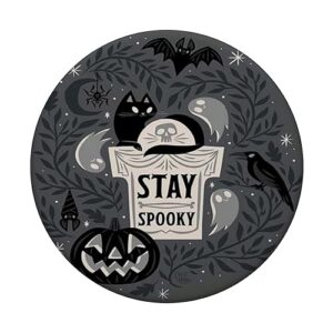 Stay spooky halloween PopSockets PopGrip: Swappable Grip for Phones & Tablets PopSockets Standard PopGrip