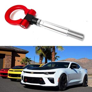 Vestian TK-CVR 2016 2017 2018 Camaro Racing Aluminum Tracking Sport Alloy CNC Tow Hook Fit for Chevy Camaro 6 Generantion ( (Red)