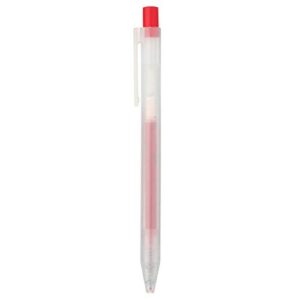 muji pen retractable gel ink bollpoint pens, smooth writing taste - 0.5mm, 12-colors pack (japanese color)