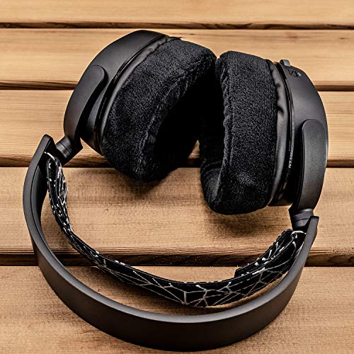 Replacement Ear Pads Compatible with ATH-M50x M50 M40, Arctis 7 Arctis Pro, ATH-WS1100iS, HD280 Pro, SRH 440, MDR-7506 V6 Headphone Memory Foam Earpads (Black Velvet)