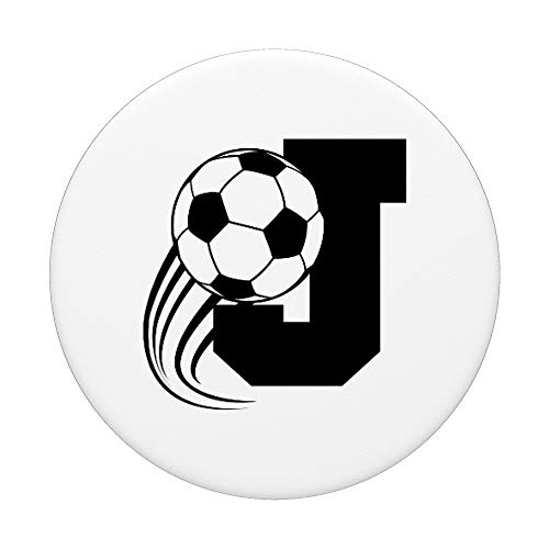 Soccer Pop Socket - Soccer Popsocket - Letter J PopSockets PopGrip: Swappable Grip for Phones & Tablets