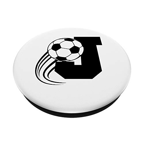 Soccer Pop Socket - Soccer Popsocket - Letter J PopSockets PopGrip: Swappable Grip for Phones & Tablets