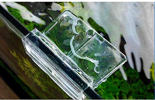 Haulonda 4pcs Clear Color Acrylic Aquarium Fish Tank Glass Cover Clip Support Holder (6mm)