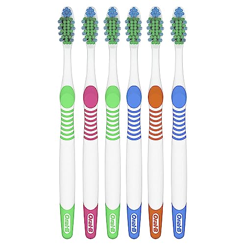 Oral-B Bacteria Blast Toothbrush, Medium, 6 Count