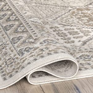 nuLOOM Becca Traditional Tiled Area Rug, 5x8, Beige