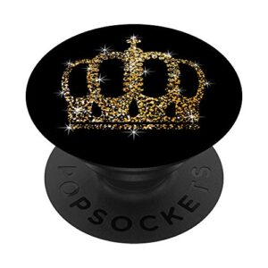 crown queen king princess prince royal - crown popsockets popgrip: swappable grip for phones & tablets