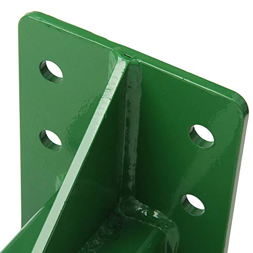 ELITEWILL Lawn Mower Garden Tractor Trailer Hitch Receiver Rear Attachment Green Compatible with John Deere Deer Gator 4x2 6x4