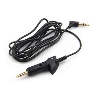 Replacement QC15 Headphone Cable Aux Cord Compatible with Bose QuietComfort QC15 Headphones (No Mic)