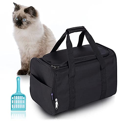 Portable Cat Litter Box Black,2In 1 Travel Litter Box,Cat Litter Box for Travel,Foldable Cat Travel Litter Box Light Weight