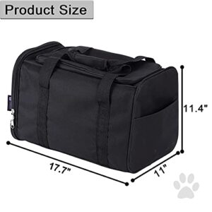 Portable Cat Litter Box Black,2In 1 Travel Litter Box,Cat Litter Box for Travel,Foldable Cat Travel Litter Box Light Weight