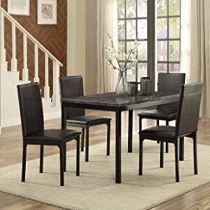 Homelegance Tempe 48" x 30" Dining Table, Black