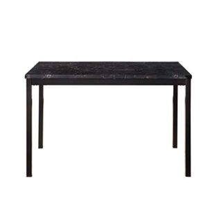 Homelegance Tempe 48" x 30" Dining Table, Black