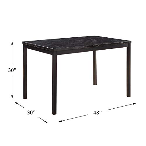 Homelegance Tempe 48" x 30" Dining Table, Black
