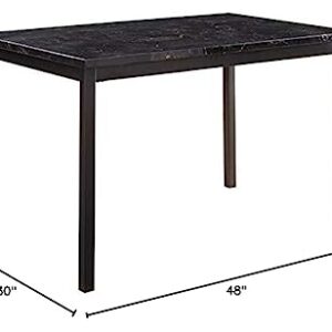 Homelegance Tempe 48" x 30" Dining Table, Black