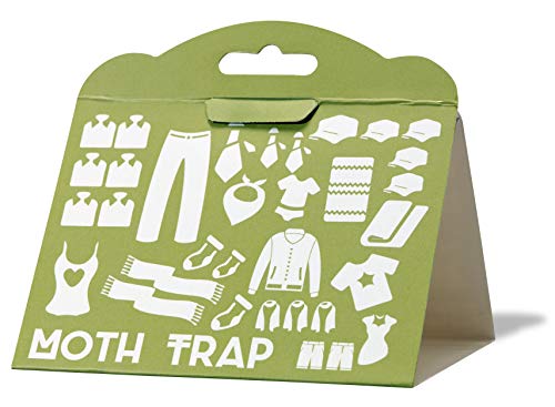 Clothes Moth Traps 6 Pack | Child and Pet Safe | No insecticides | Premium Attractant | Protect Clothes, Sweaters, Wool, Carpet | Safe Moth Killer