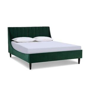 sandy wilson home aspen platform bed, queen, evergreen