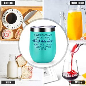 Coolife Funny Wine Tumbler - New Beginnings Gifts for Women, Drinking Gifts, Retirement, Birthday Gifts for Women, Best Friend, Coworker, Her - Cool Bday Gifts for Mom, Wife, Sister, Fun Wine Cups