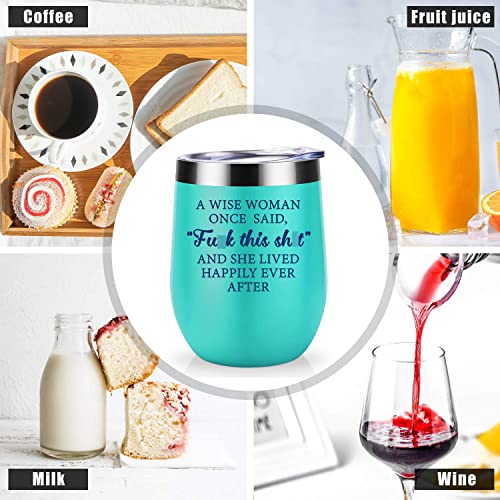 Coolife Funny Wine Tumbler - New Beginnings Gifts for Women, Drinking Gifts, Retirement, Birthday Gifts for Women, Best Friend, Coworker, Her - Cool Bday Gifts for Mom, Wife, Sister, Fun Wine Cups