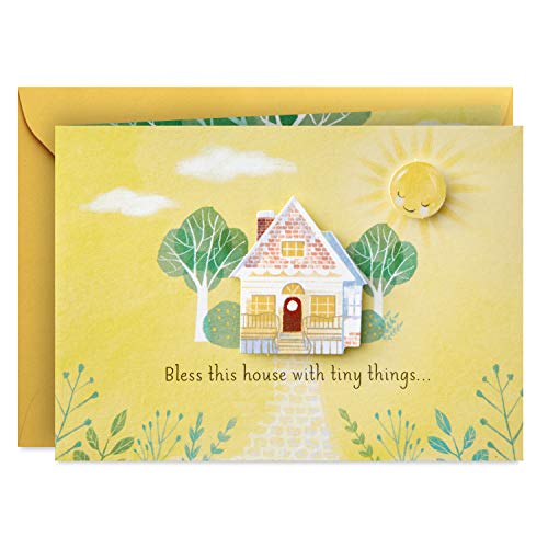 Hallmark Paper Wonder Paper Craft Baby Shower Card (Tiny Things)