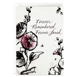 hallmark sympathy card for loss of wife, mother, sister (forever love)