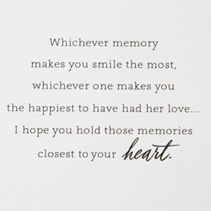 Hallmark Sympathy Card for Loss of Wife, Mother, Sister (Forever Love)