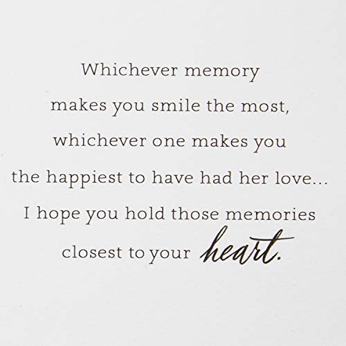 Hallmark Sympathy Card for Loss of Wife, Mother, Sister (Forever Love)