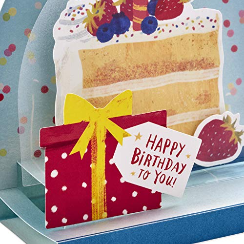 Hallmark Paper Wonder Displayable Pop Up Birthday Card (Birthday Cake)