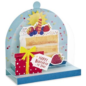 Hallmark Paper Wonder Displayable Pop Up Birthday Card (Birthday Cake)