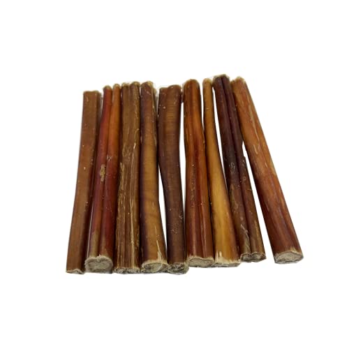 Bully Sticks for Small Dogs (6 Inch Junior - 12 Count) - Premium Bully Sticks for Dogs - Best Bully Stick Dog Chews - 100% All-Natural Beef Bully Bones for Puppies and Small Breeds