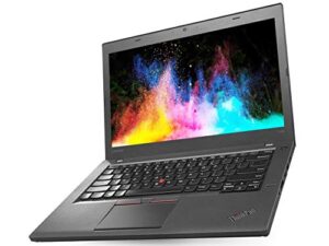 lenovo thinkpad t460 14 inches laptop, core i5-6300u 2.4ghz, 8gb ram, 240gb solid state drive, windows 10 pro 64bit (renewed)