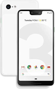 google pixel 3 xl - factory unlocked (clearly white, 128gb) (renewed)