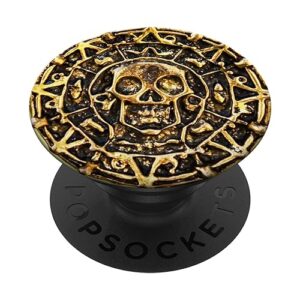 aztec coin azteck gold necklace gift for real pirates of sea popsockets popgrip: swappable grip for phones & tablets popsockets standard popgrip