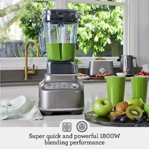 Breville BBL820SHY the Q Countertop Blender, Smoked Hickory