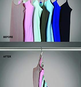 Jokari Multi Hook Hanger, Best for Space Saving Multi Use Clothes Organizer, See Clothing at a Glance with Pull Up Design, Save Room in Your Closet