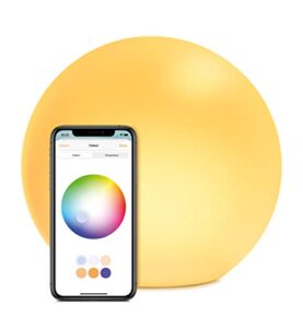 eve flare - apple homekit smart home portable led lamp, ip65 water resistant, wireless charging