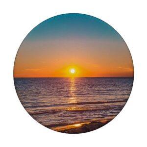 Sunset Beach Ocean PopSockets Standard PopGrip