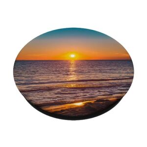 Sunset Beach Ocean PopSockets Standard PopGrip