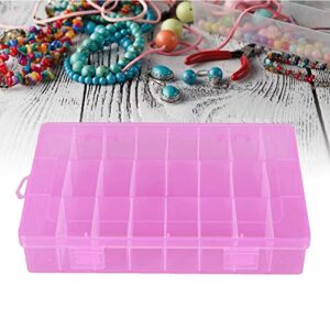 Jewelry Box Organizer Storage, 24 Grids Plastic Jewelry Adjustable Divider Container Detachable Beads Earrings Storage Case()