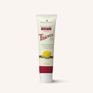 Young Living Thieves Dentarome Plus Toothpaste - 4 oz (2-Pack) - Natural Oral Care for a Bright Smile - Thieves-infused Toothpaste - Naturally Derived Ingredients