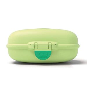 monbento - Snack Box MB Gram Apple - Snack Box for Boys & Girls - Ideal for Lunches or Snacks - BPA Free - Food Grade Safe - Green