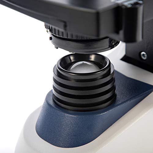 Swift SW380B Siedentopf Binocular Compound Microscope,40X-2500X, Research-Grade Lab Microscope with Wide-Field 10X and 25X Eyepieces, Mechanical Stage, Ultra-Precise Focusing