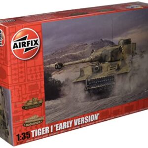 Airfix Tiger I Early Version 1:35 WWII Military Tank Plastic Model Kit A1357