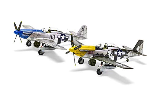 Airfix A05138 North American P51-D Mustang (Filletless Tails), Assorted